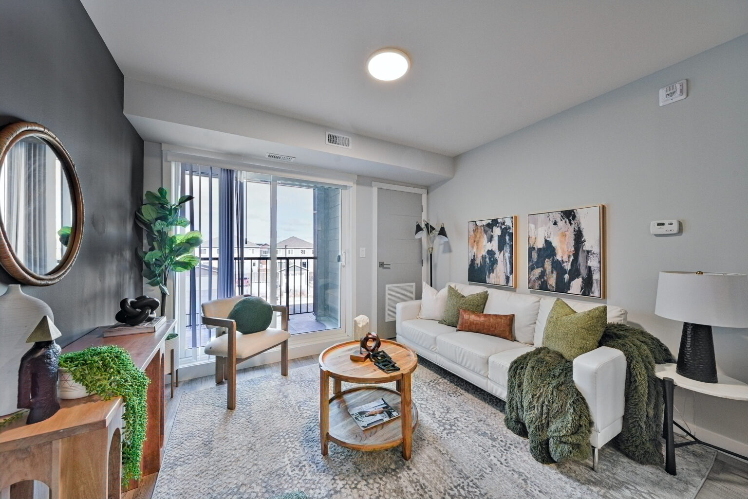 View of Dallas Apartments with Smart Technology in Unit